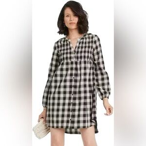Knox Rose Plaid Long Sleeve Dress